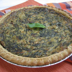 Diz's Best Spinach Quiche Ever! (Vegan)