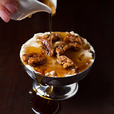 Maple-Sage Ice Cream with Maple-Sage Sugared Walnuts