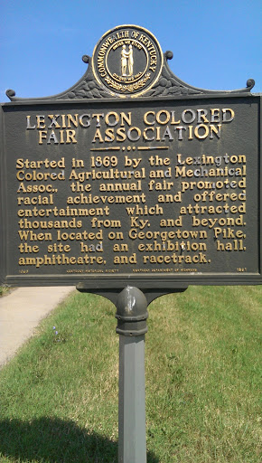 Lexington Colored Fair Association Historical Marker