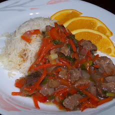 Spicy Orange Beef Stir Fry