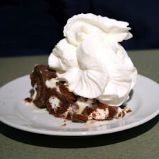 Frozen Swiss Roll Ice Cream Cake