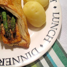 Salmon and Asparagus 'almost En Croute'