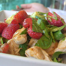 Incredible Chicken Strawberry Spinach Salad