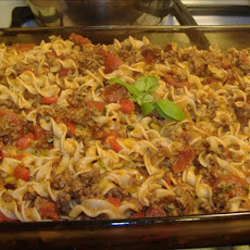 Hamburger Noodle Bake