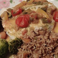 Baked Snapper with Chilies, Ginger and Basil