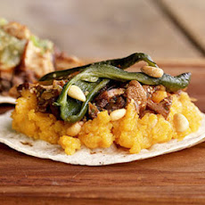 Squash-and-Mushroom Tostadas