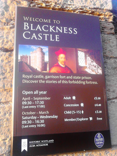 Welcome to Blackness Castle 