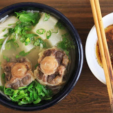 Bone Broth and Dipping Sauce
