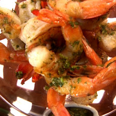 Shrimp with Cilantro Pesto
