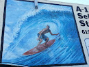 A1 Surfer Mural