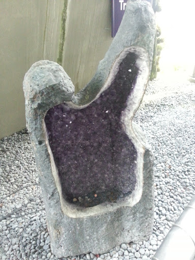 Purple Crystal sculpture