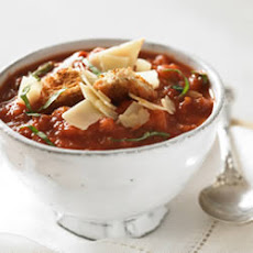 Tomato and Garlic Bread Soup