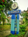 Blue TASPEN Monument