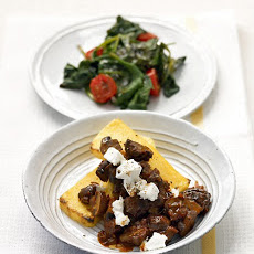 Broiled Polenta with Mushroom Ragout