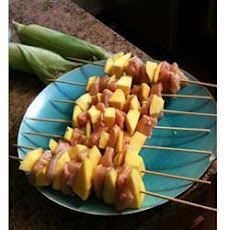 Mango Chicken Kabobs
