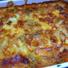 Scalloped Potatoes and Vegetables