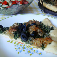 Clean Eating Pissaladiere With Spinach