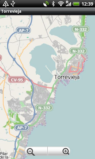 Torrevieja Murcia Street Map