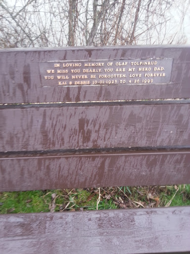 Olaf Tolpinrud Memorial Bench