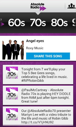 Absolute Radio TV App Remote