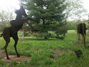 Horse Sculptures at Maryland Farms Park