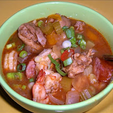 Chicken, Shrimp, and Sausage Gumbo