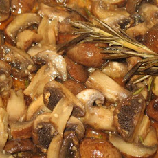 Glazed Rosemary Honey Mushrooms
