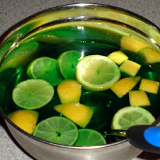 Ecto Lime Cooler (Halloween Cocktail)