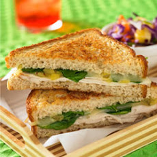 Cuban-style Grilled Turkey Sandwich