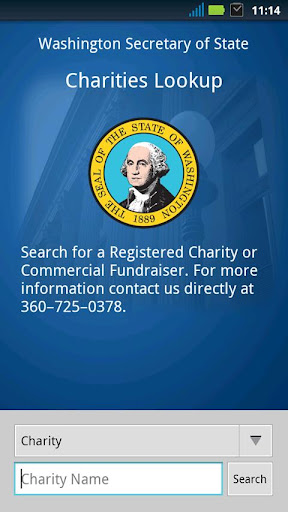 WA State Charities Lookup