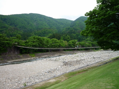 Shirakawa-gō suspension bridge