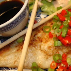 Pan Fried Cod with Asian Dressing