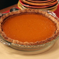 Kabocha Squash Pie with Spiced Crust