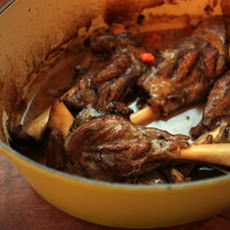 Braised Lamb Shanks with Mint-Parsley Pesto Recipe