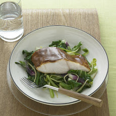 Hoisin-Glazed Black Cod with Bok Choy
