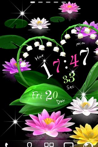 Water Lily Bell LiveWallpaper