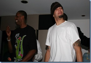 C.J. Miles and Deron Williams at Andrei Kirilenko's New Year's party on December 31st, 2007