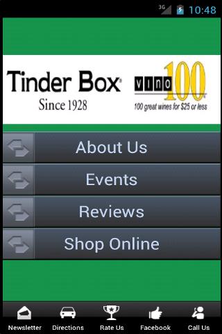 TinderBox Vino100 Rockford IL