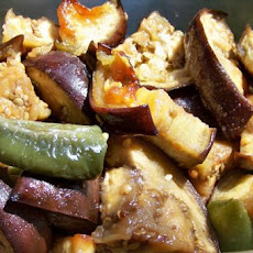 Honey-Roasted Eggplant With Chiles