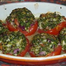 Spirit's Spinach Stuffed Tomatoes