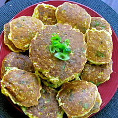 Fresh Corn and Green Onion Johnny Cakes