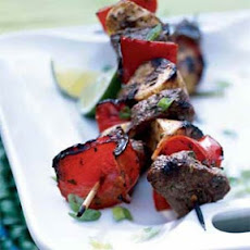 Jamaican Jerk Beef Kebabs
