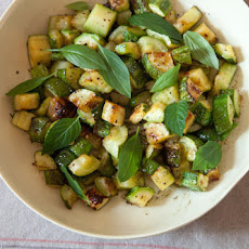 Zucchini with Basil, Mint, and Honey