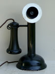 Candlestick Phones - Chicago Oil Can Base 2 Candlestick Telephone