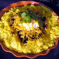 Tex-Mex Black Beans & Saffron Rice