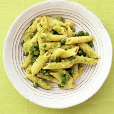 Pasta with Almond-Pea Pesto