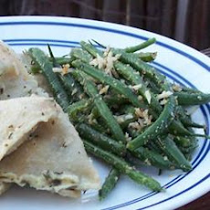 Green Beans with Bread Crumbs