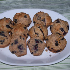 Low Fat - Whole Wheat Blueberry Muffins