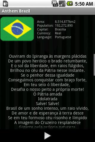 National Anthem Brazil