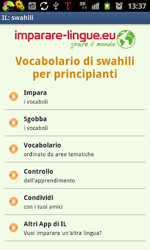 Imparare lo swahili